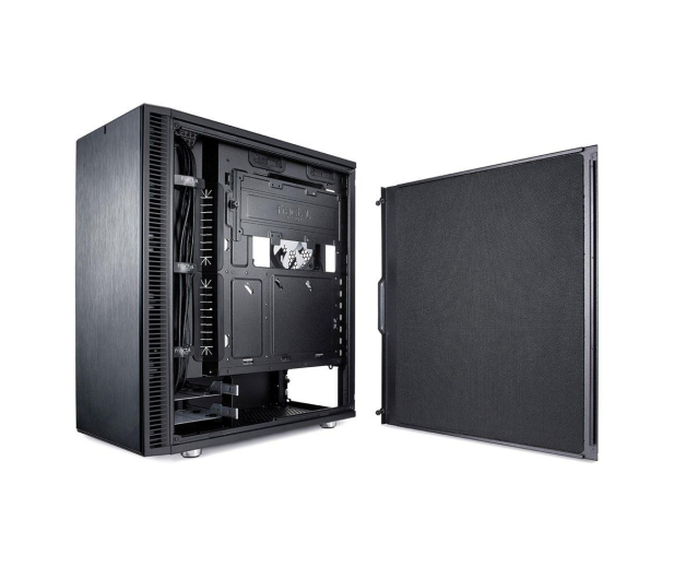 FRACTAL DESIGN Define C TG Black 3.5'HDD 2.5'SDD uATX/ATX/ITX FD-CA-DEF-C-BK-TG - 378349 - zdjęcie 12